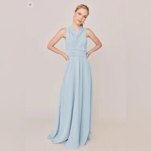 Revelry Devan Convertible Dress in Light Blue